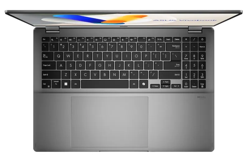 ASUS Vivobook 16 Flip TP3607SH-RJ043W Intel Core Ultra 7  258V 32GB/LPDDR5X 32GB/1TB SSD /Nvidia RTX 5050 (8GB GDDR7)16" OLED WQXGA+  TOUCH 120HZ /Win 11 Home/Gray/Stylus/1.68 kg