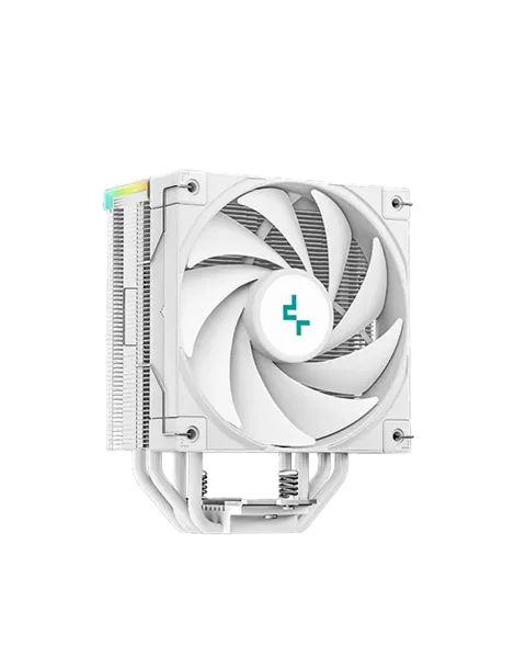 Кулер для процессора DEEPCOOL AK400 DIGITAL WH LGA1700/1200/115X/AM5/AM4 (18шт/кор, TDP 260W, PWM, Fan 120mm, 4 тепл. трубки, ARGB, белый) RET