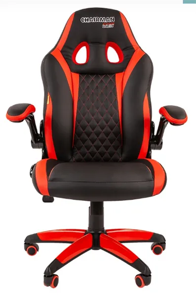 Офисное кресло Chairman   game 15 Россия экопремиум черный/красный