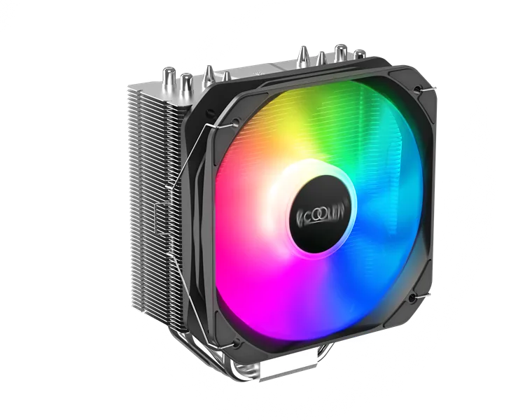 PCCooler GI-Paladin 400 ARGB S115X/1200/1700/AM4 (20 шт/кор, TDP 200W, 130mm PWM ARGB FAN, 4 тепловые трубки 6мм, 800-1600RPM, 18-28,6dBa)