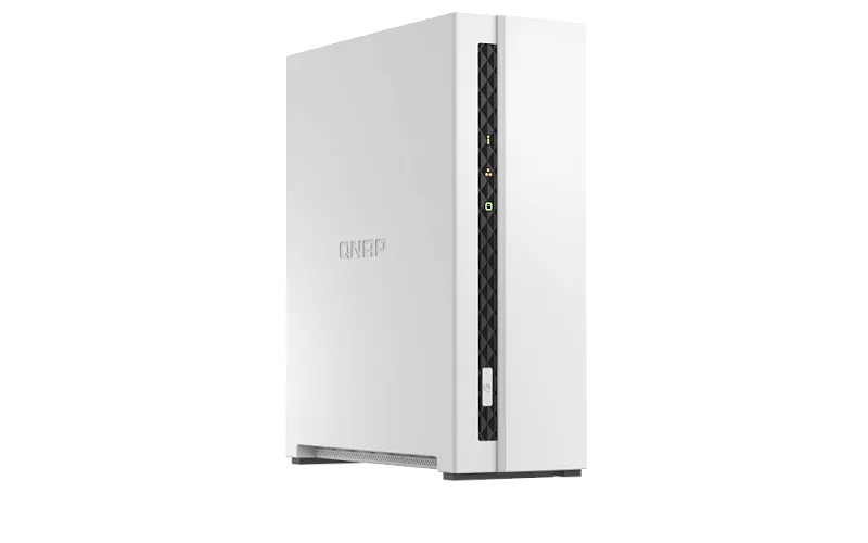 Системы хранения данных QNAP CHANNEL QC 1,8GhzCPU/2Gb/upto 1HDD, upto 9 with TL-D800C/SATA(3,5'')/ 1xUSB3.2 1xUSB2.0/1x1GbE/iSCSI/1xPS/2YW TS-133-EU-RU