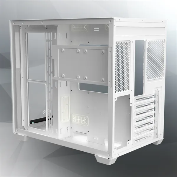 PAEAN C7 WHITE (ATX; Type C + USB3.0 port; Tempered glass at side & front; 3.5 HDDx2 + 2.5 SSD/HDDx2; Dust filter on top & bottom; 7 PCI slots; Solid foot design)