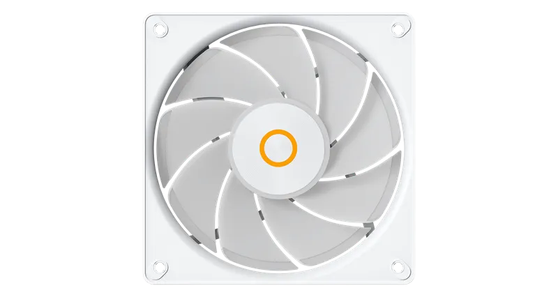 Ocypus Gamma F12 Elite WH ARGB REVERSE BLADE, 120x120x25mm, 4-PIN PWM, 600-1800 RPM, 26 DBA MAX, HYDRO BEARING