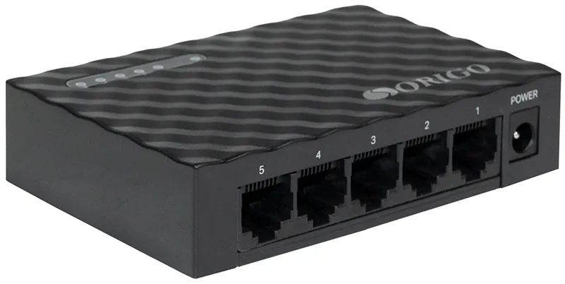 Коммутатор ORIGO Unmanaged Switch 5x1000Base-T, plastic case