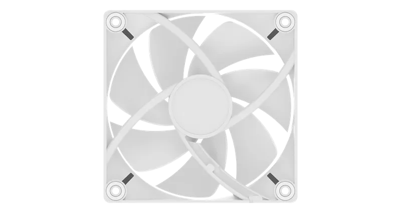 Ocypus Delta F12 WH, 120x120x25mm, 4-PIN PWM, 500-2000 RPM, 29 DBA MAX, HYDRO BEARING