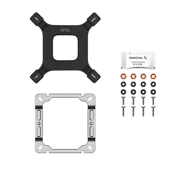 DEEPCOOL AG500 WH ARGB V2 LGA1700/1200/115X/AM5/AM4 (12шт/кор, TDP 240W, PWM, ARGB Fan 120mm, 5 тепл. трубок, белый) RET
