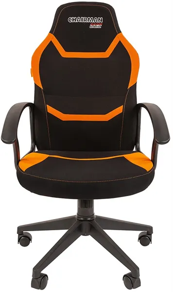 Офисное кресло Chairman   game 9 Россия ткань черно/оранжевый
