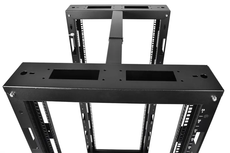 Стойка ЦМО Стойка телекоммуникационная универсальная 33U двухрамная, цвет черный