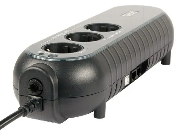 Powercom Back-UPS WOW, OffLine, 700VA/350W, Tower, 3xSchuko outlets(1 Surge & 2 batt), USB (37371)