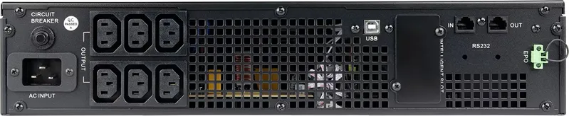 SMARTWATT ИБП Онлайн, мощность 3000/2700 ВА/Вт, стоечный/напольный, LCD дисплей, IEC13 - 6 шт., встроенные АКБ