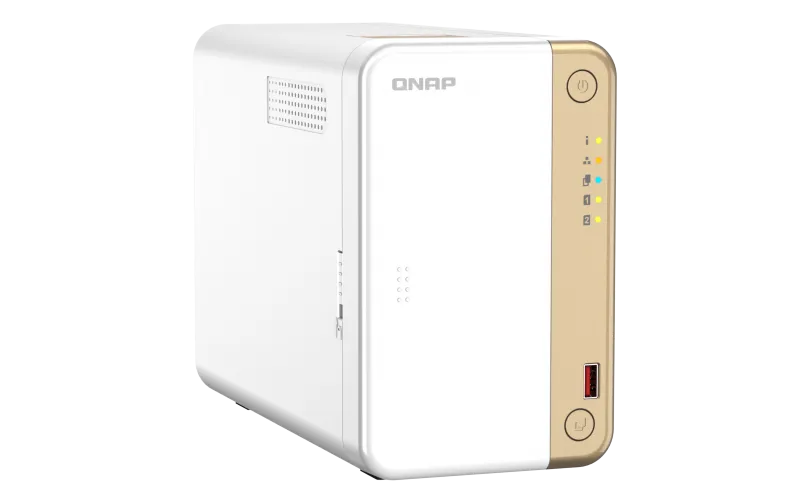 Системы хранения данных QNAP CHANNEL 2C 2GhzCPU/4Gb/upto 2HDD, upto 18 with TL-D800C/SATA(3,5'')/ 2xUSB3.2 2xUSB2.0/1xHDMI/1xExp.slot/1x2,5Gb/iSCSI/1xPS/2YW TS-262-4G-EU-RU
