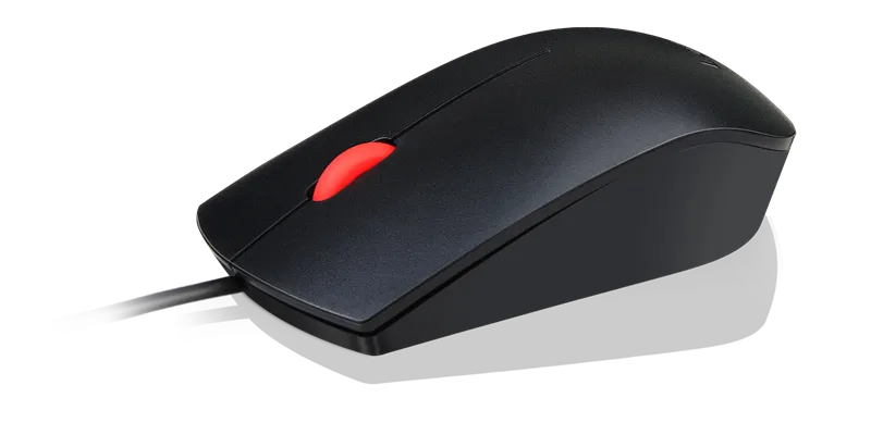 Компьютерная мышь Lenovo Essential USB Mouse (1600 DPI - Optical sensor,  USB Cable 1.8 m)