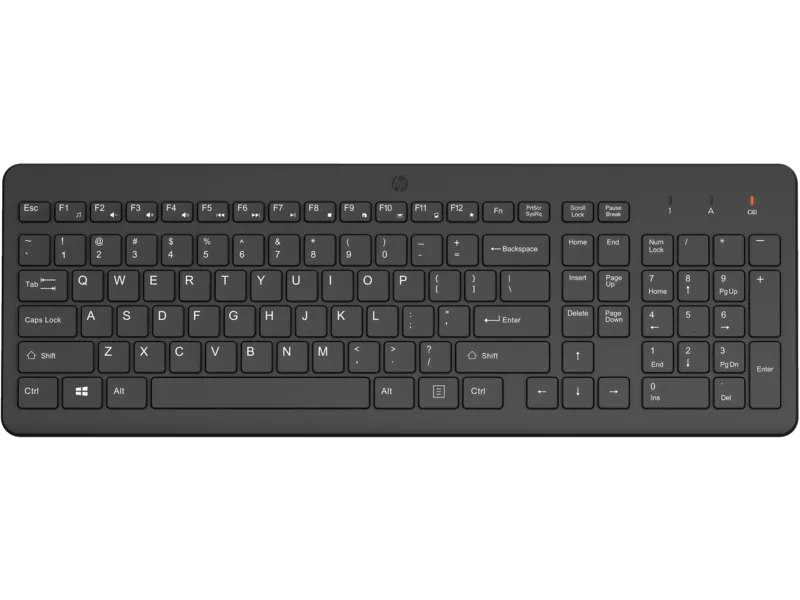 Keyboard HP 220 Wireless - black ENG/RUS