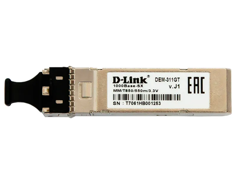 Модуль D-Link SFP Transceiver, 1000Base-SX, Duplex LC, 850nm, Multi-mode, 550M