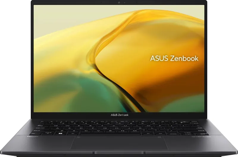 ASUS Zenbook 14 UM3402YA-KP783W AMD Ryzen5 7430U   2.3GHz  LPDDR4X 8GB 512GB PCIE G3 SSD   14.0" WQXGA (2560 x 1600)   IPS-level 60Hz WIN11 HOME  Jade Black
