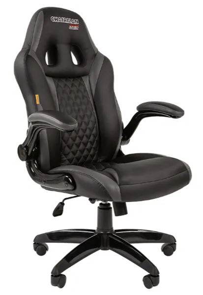 Офисное кресло Chairman   game 15 Россия экопремиум черный/серый