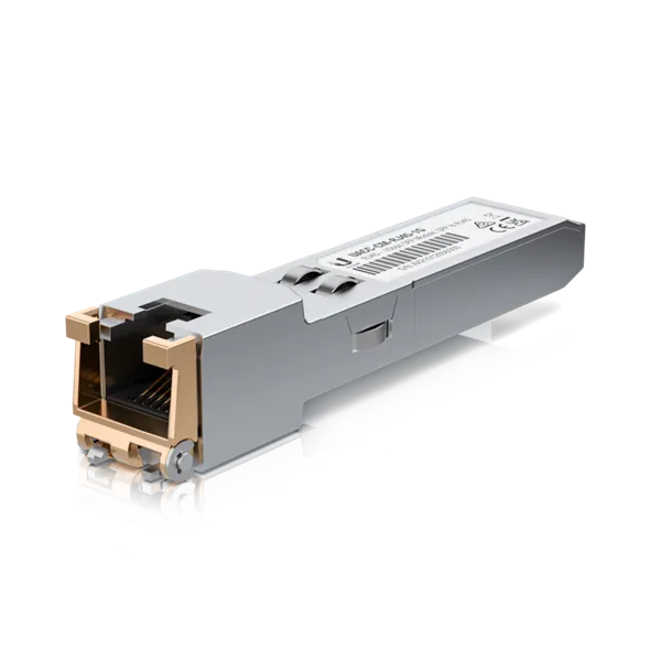 Ubiquiti UACC-CM-RJ45-1G (UF-RJ45-1G), 1G SFP to RJ45 adapter, 10/100/1000 Mbps