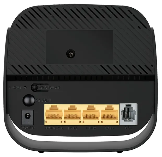 Маршрутизатор D-Link ADSL2+ N150 Wi-Fi Router, 4x100Base-TX LAN, 1x3dBi internal antenna, Annex A, DSL port, Ethernet WAN support