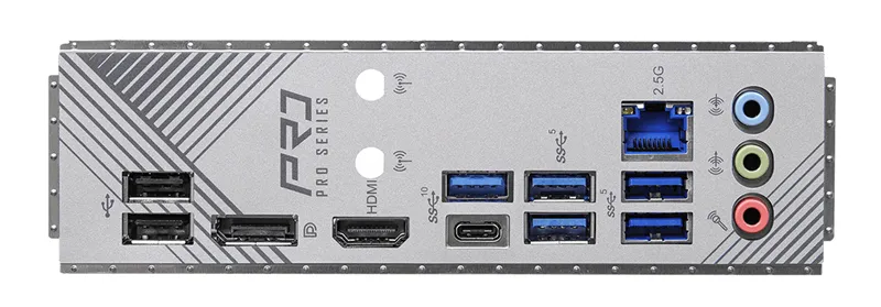 Материнская плата ASROCK B760 PRO RS, LGA1700, B760, 4*DDR5, HDMI+DP, 4xSATA3 6.0 (RAID), M.2 Socket, 4xUSB 3.2, 2xUSB2.0, Type-C, ATX; 90-MXBKS0-A0UAYZ