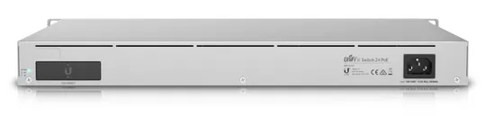 Ubiquiti Switch Enterprise 24 PoE Layer 3, PoE switch with (12) 2.5GbE, 802.3at PoE+ RJ45 ports, (12) GbE, 802.3at PoE+ RJ45 ports, and (2) 10G SFP+ ports.