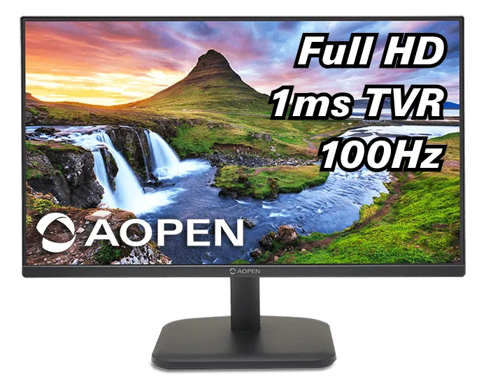 Монитор 27'' AOPEN 27CL1Ebmix 1920x1080, 1 / 5ms, 250cd, 100Hz, 1xVGA+1xHDMI(1.4)+SPK+Audio out+Audio in, Speakers 2Wx2, FreeSync   (by ACER)