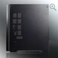 AGOS MS (mesh at front; 120x120x25 black fan at rear; Tempered glass appearance design; Support up to E-ATX; Compatible with ATX PSU; 4mm Tempered Glass; USB3.0*1 + USB2.0*2 +HD AUDIO)