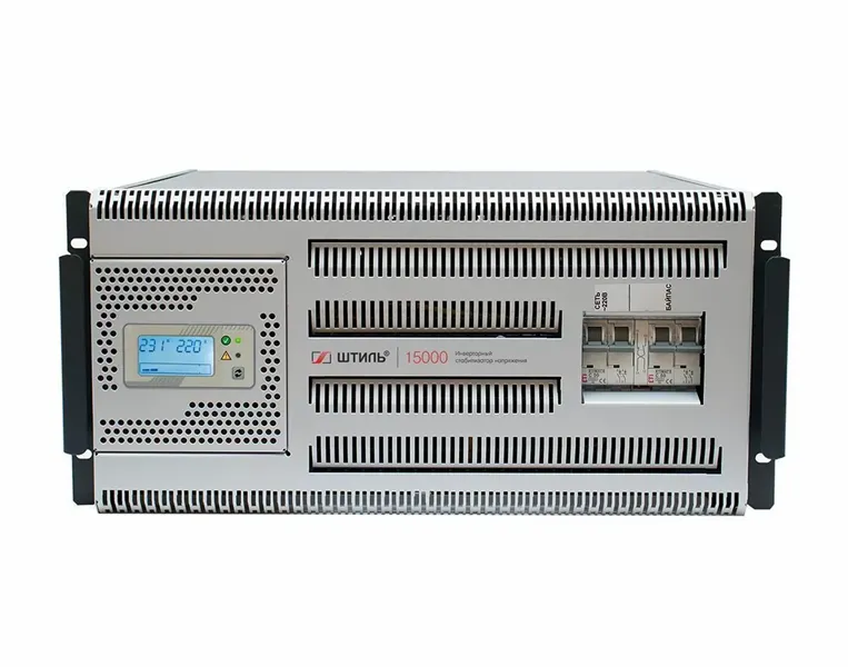 ШТИЛЬ Стабилизатора напряжения: 15000 ВА; 1 фазный; инверторный; вх 90-310В; вых 216/224В; универсальное