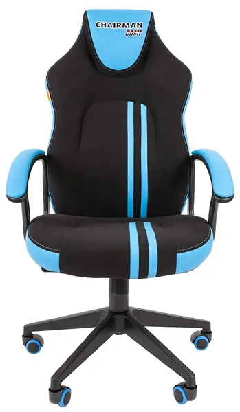 Офисное кресло Chairman   game 26  Россия черн.голубой