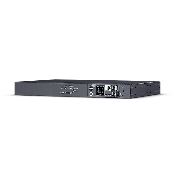 Панель питания распределительная CyberPower ATS CyberPower (PDU20SWHVIEC10ATNET) 1U type, 16Amp,SNMP, plug IEC 320 C20, (8) IEC 320 C13 (2) IEC 320 C19