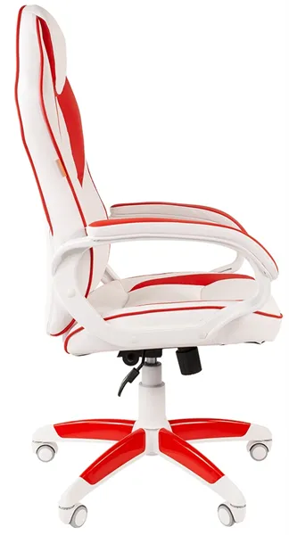 Офисное кресло Chairman   game 16 Россия экопремиум белый/красный