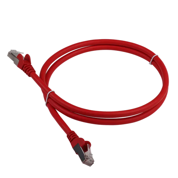 Патч-корд Lanmaster LAN-PC45/S6-1.0-RD FTP RJ-45 вил.-вилка RJ-45 кат.6 1м красный LSZH (уп.:1шт)