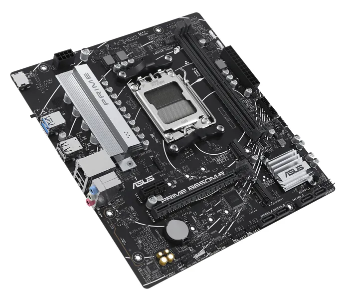 Материнская плата ASUS PRIME B650M-R, Socket AM5, B650, 2*DDR5, HDMI, 4xSATA 6+ RAID, 2xM2,  USB 3.2, USB 2.0, mATX; 90MB1H30-M0EAY0