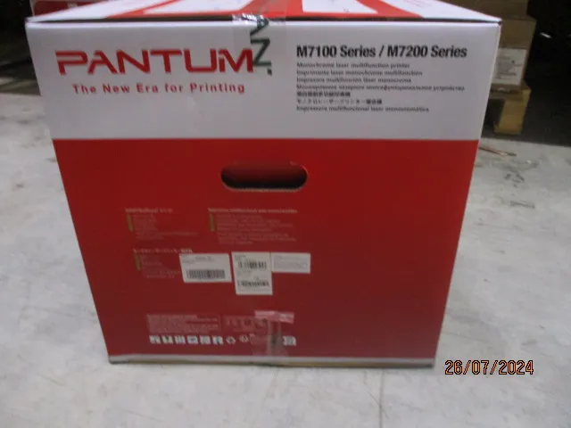 Лазерное многофункциональное устройство Pantum M7100DW, P/C/S, Mono laser, А4, 33 ppm (max 60000 p/mon), 525 MHz, 1200x1200 dpi, 256 MB RAM, PCL/PS, Duplex, ADF50, paper tray 250 pages, USB, LAN, WiFi, start. cartridge 1500 pages