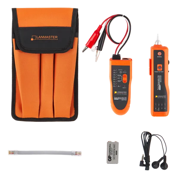 Набор для трассировки Набор для трассировки щуп + тон-генератор, с тестированием разводки витой пары