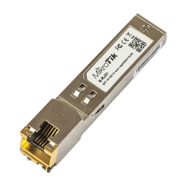 Трансивер MikroTik RJ45 SFP 10/100/1000M copper module