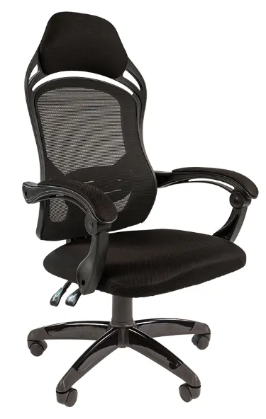 Офисное кресло Chairman    game 12  Россия черный