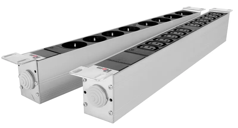 ЦМО Блок розеток Rem-32 с инд., 12 IEC 60320 C13, 32 А, алюм., 19", колодка