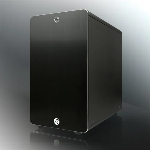 THETIS BLACK CLASSIC (Aluminum, ATX; 1.5mm Aluminum side panel; 120x120x25 O-type LED fan pre-installed at rear; 2*USB3.0; Supports 3.5 HDD *2 + 2.5 SSD *2 ; 7 PCI slots; Rubber feet)