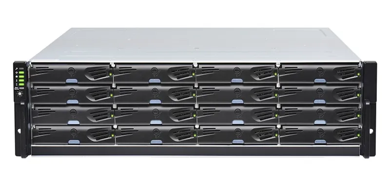 Модуль расширения Infortrend JBOD 3U/16bay (DS) dual redundant controller expansion enclosure 4x 12Gb SAS ports, 2x(PSU+FAN module), 16xdrive trays, 2x 12G to 12 G SAS cables (JB 3016R)