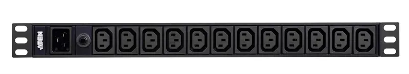 ATEN Rack PDU, Basic, 1U, 16A, 230V, Overcurrent Protection, Output: (12) C13, Input: IEC  С20 , Power cord 3,0 m