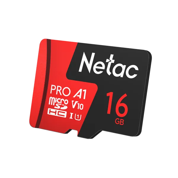 Носитель информации Netac P500 Extreme PRO 16GB MicroSDHC V10/U1/C10 up to 100MB/s, retail pack with SD Adapter