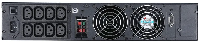 Powercom MACAN SE, On-Line, 2000VA/2000W, Rack/Tower, 8*IEC320-C13, LCD, Serial+USB, SmartSlot, подкл. доп. Батарей (1075913)