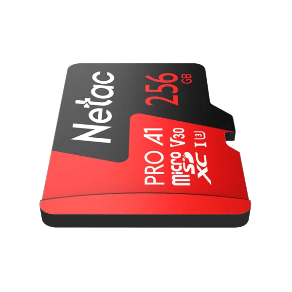 Носитель информации Netac P500 Extreme PRO 256GB MicroSDXC V30/A1/C10 up to 100MB/s, retail pack card only