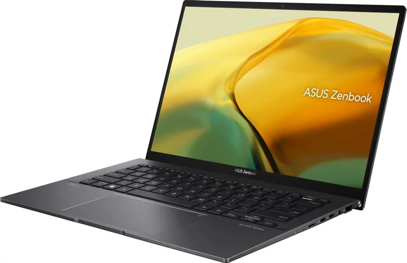 ASUS Zenbook 14 UM3402YA-KP783W AMD Ryzen5 7430U   2.3GHz  LPDDR4X 8GB 512GB PCIE G3 SSD   14.0" WQXGA (2560 x 1600)   IPS-level 60Hz WIN11 HOME  Jade Black