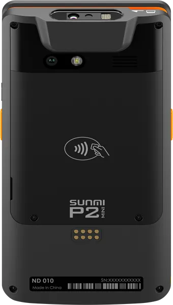 SUNMI P2 MINI EN(MT8766,1902T,2G+16G,EU 4G,Front Camera,5M Rear Camera, Scanner, motor/Receiver/Mic)