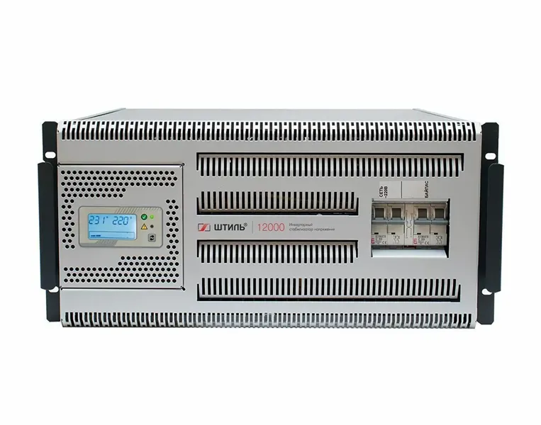 ШТИЛЬ Стабилизатора напряжения: 12000 ВА; 1 фазный; инверторный; вх 90-310В; вых 216/224В; универсальное