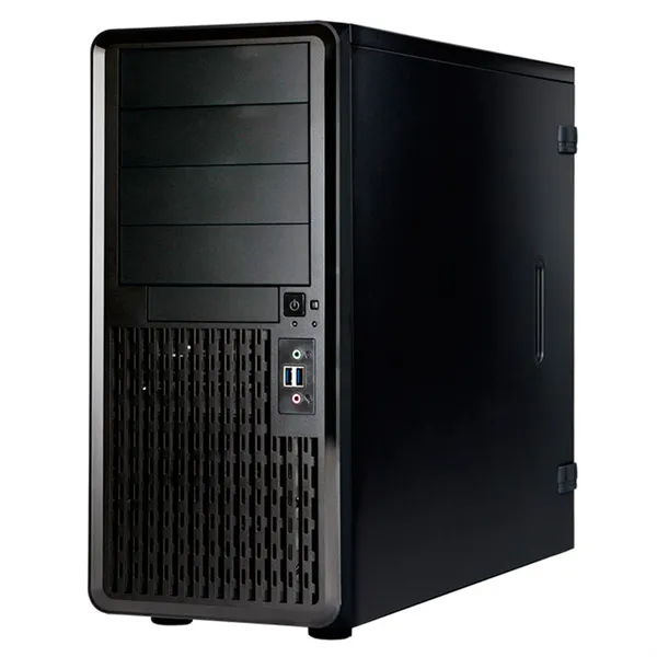 Midi Tower InWin PE689 Black 650W B65E 80plus Bronze USB3.0*2+A(HD)+front fan 120mm*1+rear fan 120mm*1+ 2*2SATA+1*1SATA / holes for SL20” RACKMOUNT