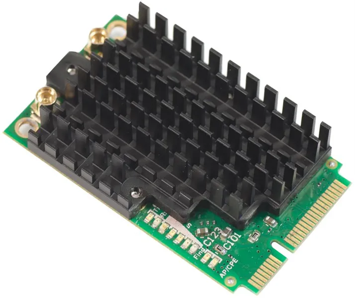 Карта MikroTik 802.11b/g/n High Power miniPCI-e card with MMCX connectors
