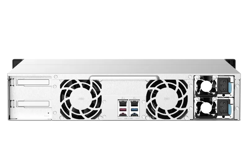 Сетевое хранилище NAS Qnap TS-1273AU-RP-8G 12-bay стоечный Ryzen V1500B