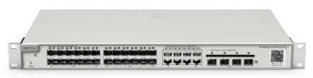 Ruijie Reyee 24-Port SFP L2+ Managed Switch, 24 SFP Slots, 8 Gigabit RJ45 Combo Ports,4 *10G SFP+ Slots,19-inch Rack-mountable Steel Case, Static Routing